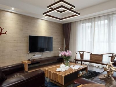 财富又一城165平四居室新古典风格装修案例