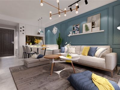 云府简约风格158平米三室两厅装修案例