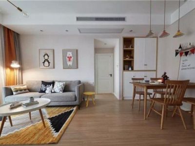 美苑简约风格96平米三居室装修案例