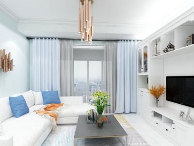 中南玖宸121平米现代简约三居室装修案例