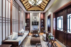 [成都风生水起装饰]这才是豪宅，315㎡别墅设计，价值连城，客厅里全都是红木