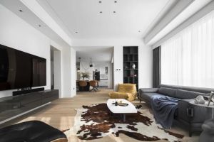 [成都风生水起装饰]花200万打造260㎡的平层别墅设计，最让人惊艳的是客厅