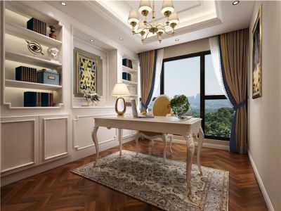 蓝光雍锦园欧式豪华370平米别墅装修案例