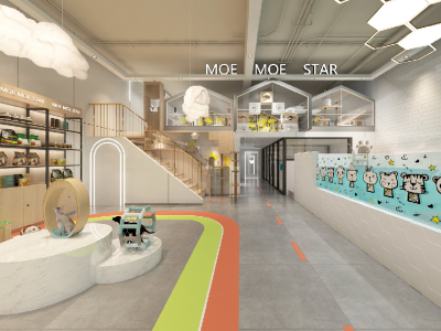 260㎡现代简约宠物店装修案例