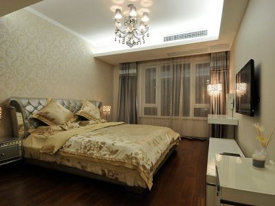 香瑞湖花园现代简约280平米别墅装修案例