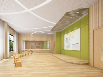 2000㎡现代幼儿园装修案例