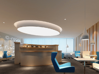 5000㎡现代科技办公楼装修案例