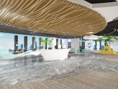 2000㎡现代办公室装修案例