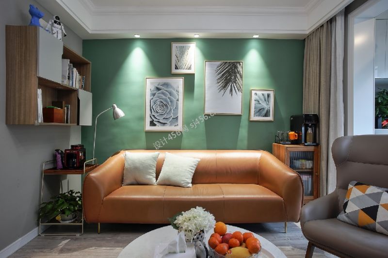 118平三居室北欧极简风格装修案例效果图