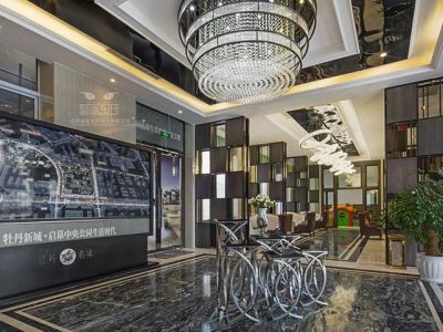 成都售楼部新古典风格800平米装修案例