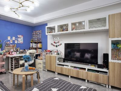 金彭升华台75平二居室混搭风格装修案例