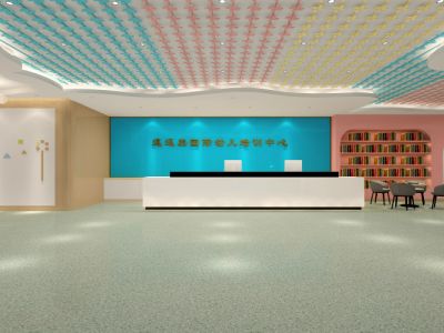 幼儿园现代风格1200平米装修案例