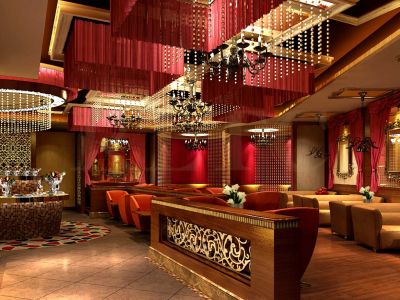宾馆1000平米绚丽风格装修案例