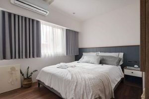 [都江堰名师装饰]配色素雅的卧室，家居氛围温馨还很舒服