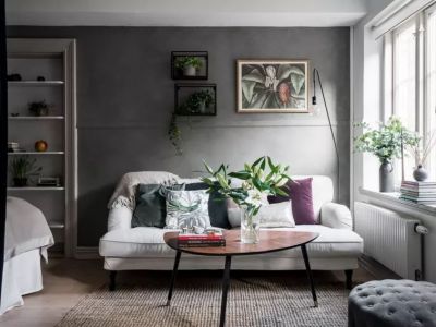 荣盛城99平米北欧风格三居室装修案例