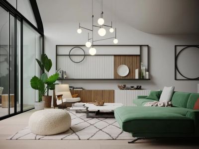 中交锦悦163平米北欧风格四居室装修案例