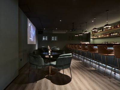 清吧简约风格187平米装修效果图案例