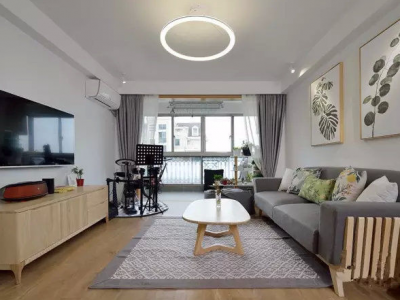 远大林语城98平米日式风格三室两厅装修案例