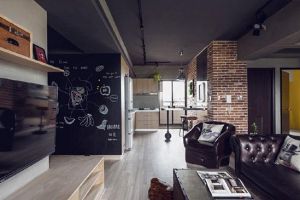 [北京东一装饰]工业风三房装修，个性另类很酷炫