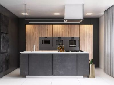 新兴西社区139平米现代简约三居装修案例