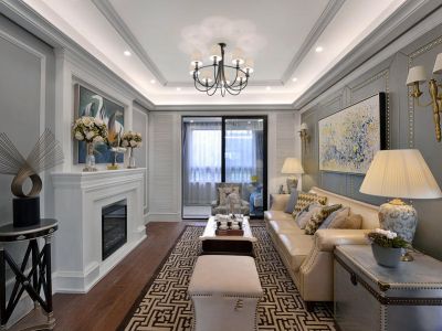 富兴首府精致北欧148平米四室两厅装修案例