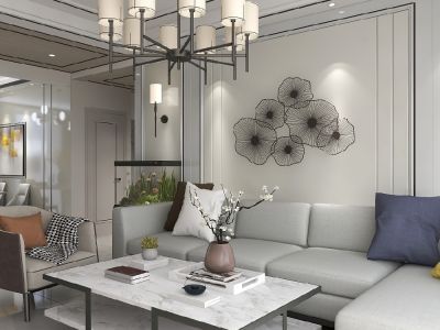 元谷131平米现代风格装修案例