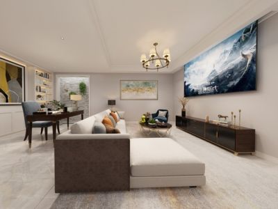 大华锦绣前城180平米美式风格装修案例