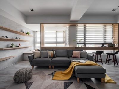 甘家口小区现代二居77平米装修案例