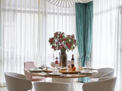 蓬莱公寓轻奢二居121平米装修案例