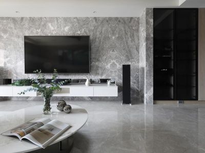 名佳花园129平米现代简约四居装修案例