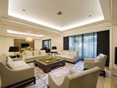 奥达文景观园平层165平现代风格装修案例