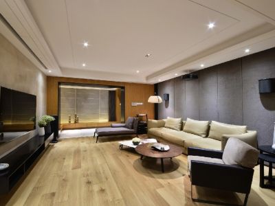 普华浅水湾四居132平现代风格装修案例