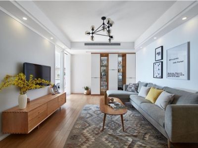 东原·阅境北欧风格86平米三居室装修案例