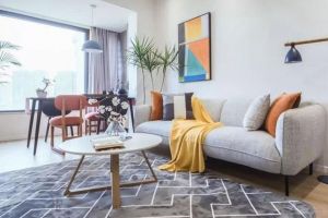 [北京新天地装饰]85㎡小户型，清新装修，素净雅致