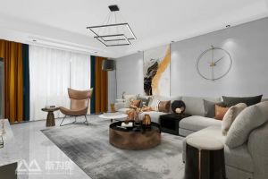 [斯为美装饰]西萃芳庭丨130㎡现代风格设计，简约的精致里藏着生活的烟火气！