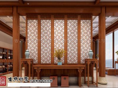 晴翠园800平米新中式风格别墅装修案例