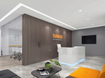 北京办公空间700平米简约风格装修案例