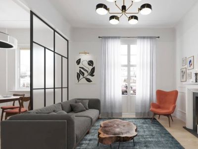 保利和光尘樾90平米现代简约二居室装修案例