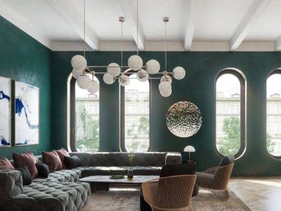 奥园和悦府120平米简欧风格三居室装修案例