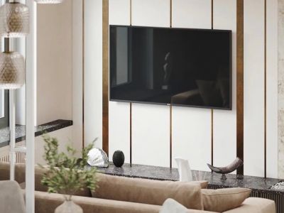 云水壹号智慧中心86平米简约二居室装修案例