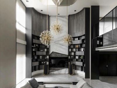 长安金茂府206平米现代简约别墅装修案例