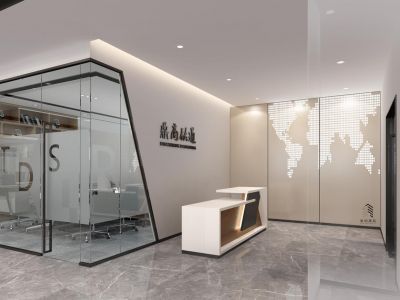 300平米现代风格办公室装修案例