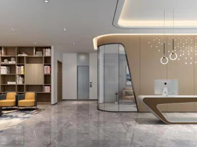 300平米现代风格办公室装修案例