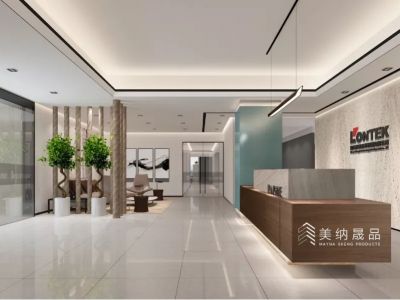 1000平米极简风格办公室装修案例