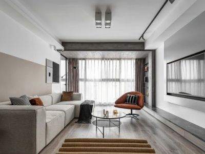 曲江观山悦130平米现代风格装修案例