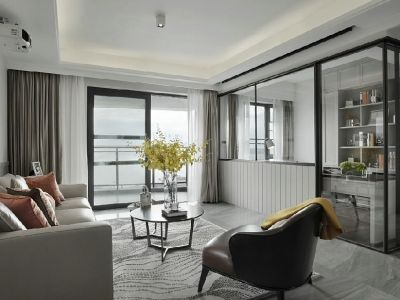 朗诗雁南栖136平米现代风格装修案例