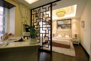 [西安筑馨家装饰]卧室怎么装饰更有格调 隔断设计是王道