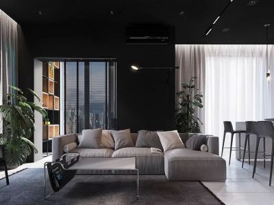 保利中央公园现代风格112平米装修案例