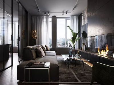 恒大文化旅游城现代风格125平米装修案例