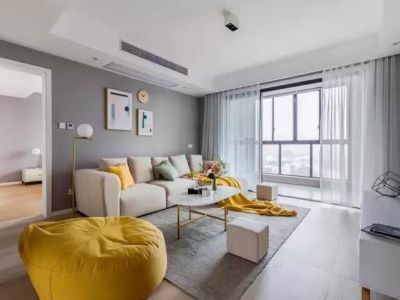 重兴嘉园现代风格116平米三居室装修案例